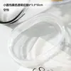 Bolsa de almacenamiento transparente para accesorios, cables de datos, auriculares y dispositivos digitales, clara y visible, bolsa pequeña versátil para salir con un gancho