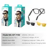 Gafas Inteligentes Y102 Transfronterizas Día y Noche Conducción Ósea Impermeables y a Prueba de Sudor Un Espejo Tres Usos Asistente de Voz Táctil