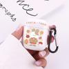 Funda protectora para Airpods 1/2 generación de oso para auriculares Apple Pro3 generación, carcasa transparente flexible con pegamento, linda carcasa de TPU.