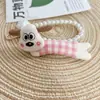 Estilo Coreano Pelúcia Longo Cachorro Desenho Animado Acessórios Criativo Formato Dachshund Broche Acessórios Acessórios