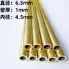 Diámetro 1 2 3 4 40 50 mm tubo redondo pequeño de latón capilar hueco de pared delgada h62/h65 tubo de latón protección ambiental
