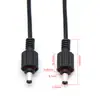 Conector DC 5521 com Trava, Plugue Macho e Fêmea, Cabo de Conexão Automotiva, Conector à Prova d'Água, Cabo de Alimentação para Uso em Veículo