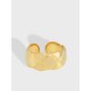 JZ169 Anillo de plata de ley S925 con diseño de cuadros de diamantes y personalidad simple para mujer, anillo para el dedo índice