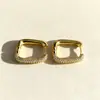 Brincos de Diamante Europeus e Americanos Transfronteiriços Novos Brincos Ins de Alta Qualidade Femininos Simples Moda Brincos Geométricos Atacado