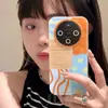 Adecuado para Funda de Teléfono Móvil Huawei Mate80Pro Todo Incluido Anticaídas Huaweimate80Promax Nuevo Bloque Naranja Azul