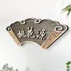 Placas de Porta para Quartos Privados Estilo Chinês para Pousadas, Hotéis e Restaurantes, Feitas de Madeira de Paulownia, Personalizáveis com Gravação de Logo, Arte em Madeira e Material de Madeira