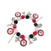 Pulseras de Equipo MLB Texas Florida Astros Rangers Marlins Warriors Pulseras de Cuentas para Fans