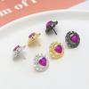 Sombrero para Mujer Noble Payaso Chapado en Cobre Oro Real Accesorios de Bruja Máscara de León diy Corona de Cuernos Barroca Material de Broche