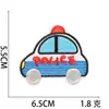 Yi nian nuevo parche mixto bordado pegatinas de tela cara sonriente coche parche pegatinas flor bordado etiqueta hamburguesa Zhang Zi