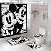 Popular Série Mickey Transfronteiriça Poliéster Estampado Digitalmente Impermeável e à Prova de Mofo Conjunto de Quatro Peças Fabricante
