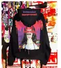 Tendência Americana Y2K Moletom Personalizado Estampado Jaqueta Harajuku Estilo Gótico Mesmo Estilo para Homens e Mulheres Moletom Estampado