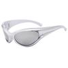 89176 Tendencia europea y americana nueva moda retro moderna marca grande protección ambiental gafas de sol INS pasarela montura grande espejo de gato