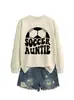 Tía del fútbol Amazon Wish sitio independiente sudadera casual y cómoda de mujer nueva de otoño e invierno de manga larga