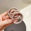 Ligas para el Cabello Suaves Versátiles de Alta Elasticidad No Dañinas Estilo Coreano, Cuerdas Suaves de Satén para el Cabello, Bandas Elásticas con Acabado de Alta Gama, Ligas Gruesas para el Cabello