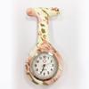 Reloj de Enfermera para Mujer Impermeable Reloj Colgante con Pin Simple Reloj de Bolsillo de Silicona Estudiante Prueba de Batería Reloj de Bolsillo para el Pecho de Doctor