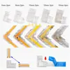 Conector de esquina especial tipo L transparente sin soldadura de cristal para tira de lámpara COB no tiene área oscura ángulo recto de 90 grados tarjeta RGB monocromática