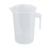 Taza medidora de plástico engrosada venta directa de fábrica taza medidora con escala clara y asa taza medidora de asa recta de alta transparencia