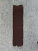 Calcetines retro de estilo coreano a rayas verticales para mujer, color liso, acanalados, de longitud media hasta la pantorrilla, perfectos para combinar con sandalias Birkenstock