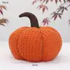 Tecido de Tricô para o Dia de Ação de Graças Decoração de Festival da Colheita de Abóboras Adereços Enfeites Layout de Festa de Halloween Abóboras no Atacado