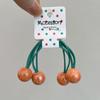Cuerda larga para el cabello estilo coreano, cuerda para el cabello para niños de dos cabezas, accesorios para el cabello de celebridades de Internet, cuerda para la cabeza con estrella de cinco puntas, banda de goma elástica alta para bebé, tocado