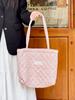 2025 Nova Bolsa de Ombro Floral Grande Capacidade Acolchoada Estilo Coreano Estudante Feminina Versátil Bolsa Tote Bolsa para Ir ao Trabalho