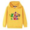 Suéter con capucha de algodón para niños y niñas, chaqueta informal de manga larga para primavera y otoño de 2023