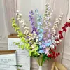 Decoración de Flores Artificiales de 3 Ramas para Hogar Sala de Estar Mesa de Comedor Montaje Escena de Boda Accesorios para Fotografía