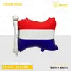 Globos de Papel de Aluminio Mate con Bandera Nacional Transfronterizos Nuevos para Decoración de Tiendas de Festival y Centros Comerciales Accesorios Venta al por Mayor