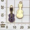 Mezcla 40 Dibujos Animados Europeos y Americanos de Goteo de Aceite Instrumentos Musicales Guitarra Piano Tono Aleación Colgante Pulsera DIY Accesorios de Joyería
