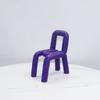 Silla de resina creativa minimalista moderna, modelo de estudio, departamento de ventas, estantería, decoración de escritorio