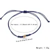 Pulsera tejida hecha a mano con forma de corazón para parejas, transfronteriza de Amazon, hilo de cera de Taiwán colorido ajustable, Día de San Valentín