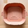 Plato de Silicona para Freidora de Aire de Venta Caliente Transfronterizo Bandeja de Silicona para Freidora Bandeja para Hornear Aislada Molde para Pastel Freidora Interior