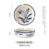 Novo Cinzeiro de Cerâmica Estilo Chinês Caixa de Bitucas para Uso Doméstico Cinzeiro Redondo Retro para Hotel Comercial com Tampa Anti-Cinzas Cinzeiro Redondo para Restaurante