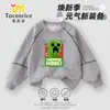 Conjunto de Sudadera para Niños Minecraft Primavera Otoño Invierno Cuello Redondo Niños Niñas Tops Ropa para Niños Minecraft