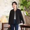 Jaqueta Camisa Yun Yun Estilo Novo Primavera Cedo para Mulheres 2026 Elegante Casual Curta de Caimento Solto Camisa para o Dia a Dia para Mulheres Baixas