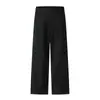 Roupas Masculinas Muqiu Maillard Retro Workwear Calças Casuais para Homens e Mulheres Unissex Estilo Preguiçoso Soltas de Perna Reta Perna Larga Calças