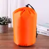 Bolsillo con cordón de poliéster al por mayor Bolsa impermeable con cordón de nailon Bolsa de almacenamiento para ropa Bolsa de almuerzo de viaje Bolsillo encogido