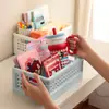 Cesta Plegable Apilable Cesta de Almacenamiento para Exteriores Hogar Artículos Varios Cesta de Escritorio Baño Cocina Cesta de Almacenamiento y Organización para Artículos Varios