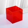 Caixa de acrílico para livros, caixa de armazenamento colorida para presentes, caixa de doces decorativa, caixa de acrílico para exibição de presentes