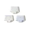 Cueca Boxer de Algodão para Meninas Balabala, Shorts Infantis, Não Apertado, Antibacteriano, Fino, Confortável, Pacote com Três