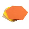 Decoración de Pared Hexagonal de Fieltro Reductora de Ruido para Sala de Estar, Dormitorio, Guardería, Fondo para Exhibición de Obras de Arte, Pegatina de Pared