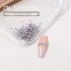 Zirconia Nuevo Súper Brillante Fondo Plano 1.5 Cuadrado Uñas Arte Pedrería Irregular de Colores Pegatinas Cuadradas Pequeñas para Uñas Decoraciones de Pedrería