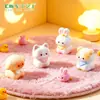 Paisaje en miniatura, adorables figuritas de gatito y cachorro con corbata, adorables decoraciones DIY, accesorios colgantes, pequeños adornos de escritorio