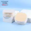 Caixa Quadrada Fosca para Base com Almofada Lili Shantou, Material de Embalagem para Maquiagem com Almofada Interna Substituível, Caixa Vazia para Refil de BB Cream