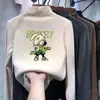 Nuevos estilos de otoño e invierno para ropa interior básica para niños: Camisetas de manga larga para niños, camisetas base para bebé forradas de polar y tops para niños en tallas medianas y grandes