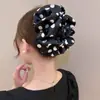 Moda Coreana Elegante Presilha de Garra Flor de Renda Brilhante Strass de Alto Grau Clipe Tubarão Traseiro Acessórios de Cabelo