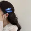 Estilo Coreano Cor Retrô Blocos de Cor Bolinhas Oval Clipe BB Textura Nicho Clipe Lateral Acessório de Cabelo Franja Cabelo Fino Clipe de Cabelo