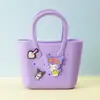 Monedero de silicona con forma de cueva cuadrada para niños, bolso cruzado para caminar, divertido y bonito bolso de silicona para cambio.