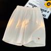 Pantalones Cortos Deportivos de Seda de Hielo para Hombre Verano Ligeros Holgados Bordados de Secado Rápido Pantalones Cortos de Baloncesto Frescos Casuales Pantalones de Playa