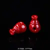 Bolsa de la Suerte de Calabaza de Arena de Cristal de Alto Contenido Accesorios para Pulseras DIY Arena Roja de Cinabrio Esmalte Pintado Accesorios para Pulseras de Nube Auspiciosa
